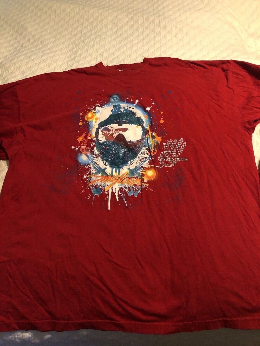 Miskeen Shirt Mens Long Sleeve Red 3XL